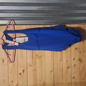 Fabletics Gabriella Swimsuit One Piece Navy Blue Size Medium NEW